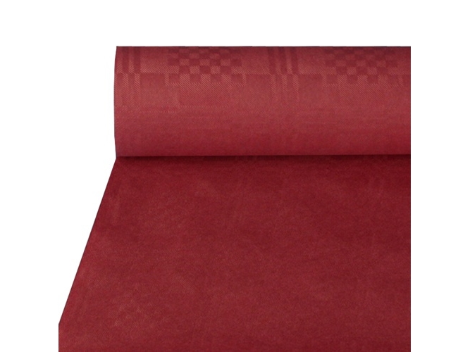 Papstar 12571, Rektangulär, papper, Bordeaux, Mönstrad, 1 styck, 1000 mm | Catering - Dukar & Servetter - Dukar | GameStuff