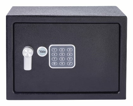 Yale YEC/250/DB2, Bärbart kassaskåp, Svart, Elektronisk, nyckel, 16,3 l, Stål, Golv/vägg | Huset - Säkerhet & Larm - Kassaskåp | GameStuff