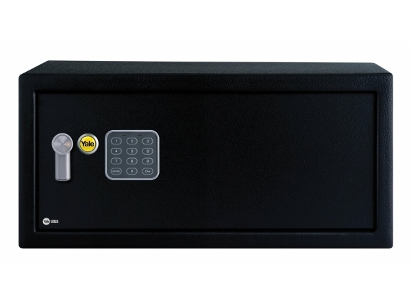 Yale YLC/200/DB2, Fristående kassaskåp, Svart, 2 nycklar, Kombinationslås, Elektronisk, 24 l, Golv/vägg, Batteri | Huset - Säkerhet & Larm - Kassaskåp | GameStuff