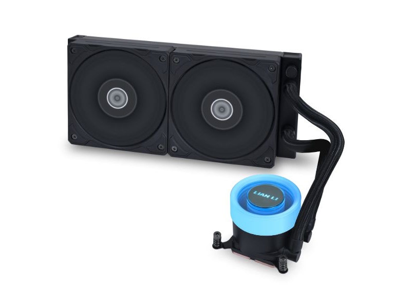 Lian Li GA II LITE, Allt-i-ett vätskekylare, 12 cm, Svart | Datorkomponenter - Kylning & moddning - Chassi fläktar | GameStuff
