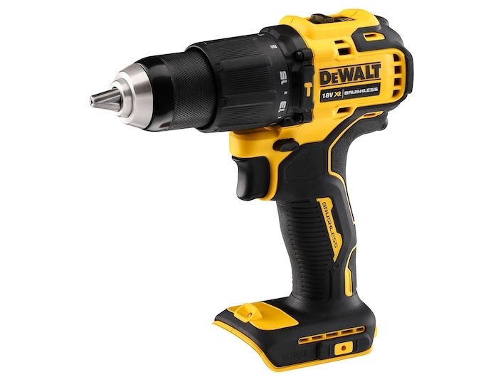 DeWALT DCD709N-XJ, Borr med pistolgrepp, utan nyckel, Borstlös, Svart, Gul, 1,3 cm, 1650 RPM | Elverktyg - Prof. Elverktyg 230V - Borrmaskin | GameStuff