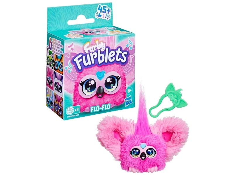 Hasbro Furby Furblets Flo-Flo plysdyr - pink