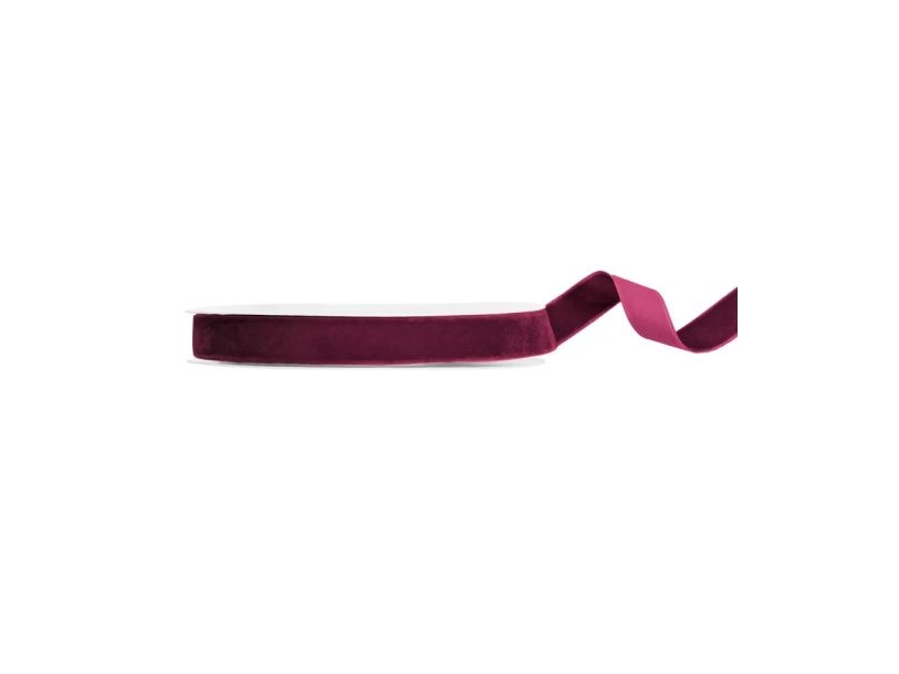 Violettes Veloursband, 15 Mm