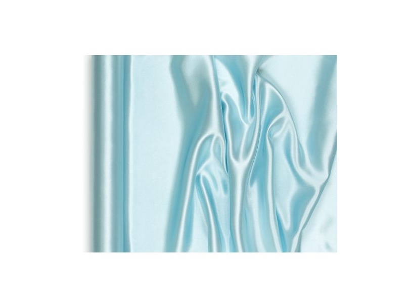 Neblig Blaue Satinrolle, 0,36 X 9M
