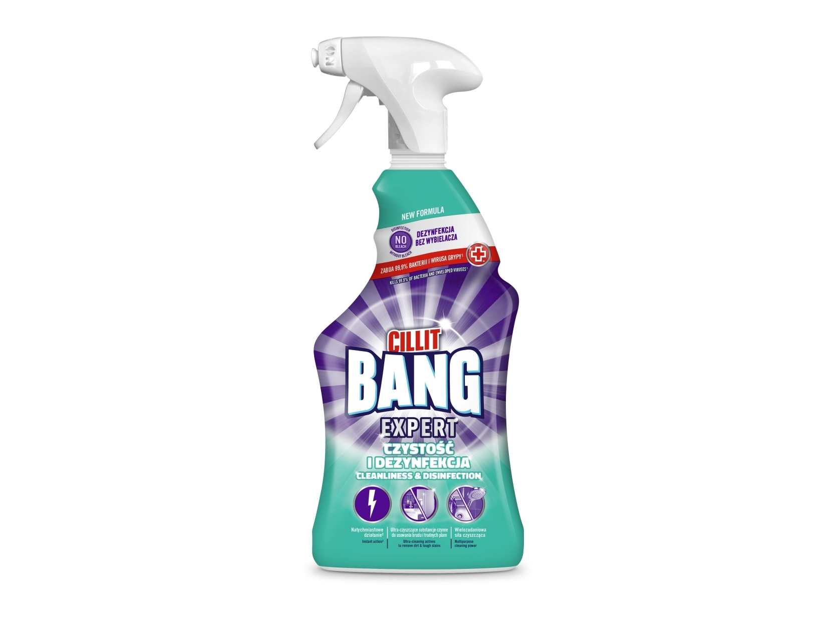 Cillit Bang Expert Clean and Shine - Rengøringsspray til badeværelset - 750 ml