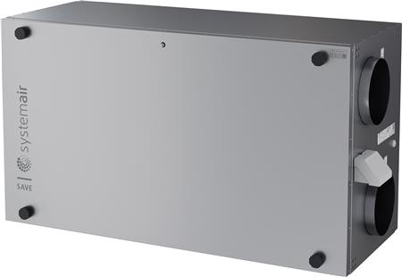 Systemair VSR400 ventilationssystem inkl. SAVE Connect för App-styrning och 1670W VF. Luftflöde 252 m³/h vid 125 Pa och SEL 1000 J/m³. | Ventilation & Klimat - Ventilation - Tak ventilation | GameStuff