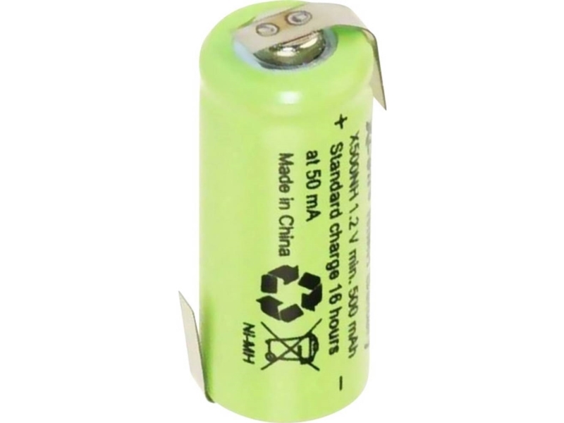 XCell X500H ZLF Special-batteri Lady (N) Z-loddefane NiMH 1.2 V 500 mAh