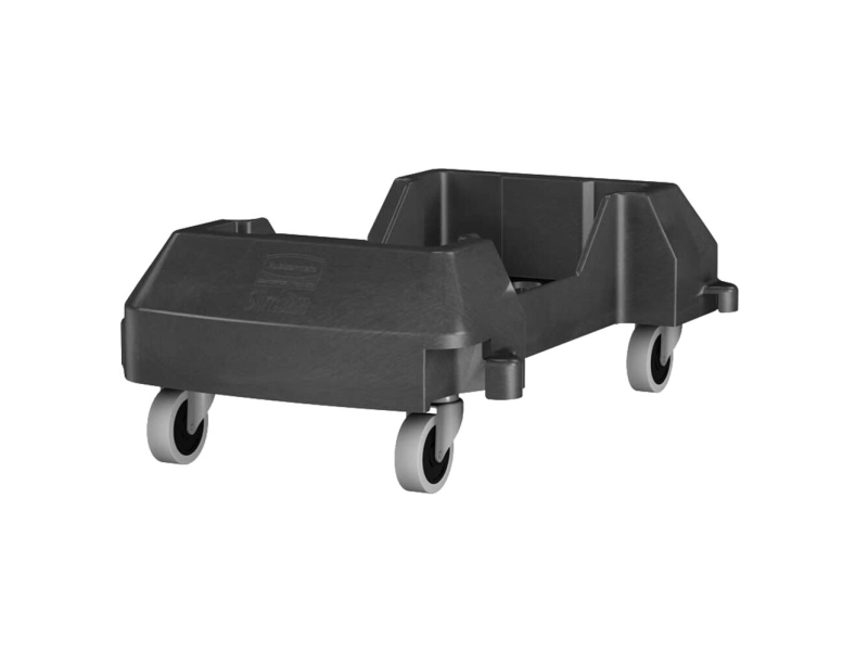 Vogn, Rubbermaid Slim Jim, 37,4X60,6X21,2Cm, Sort, Metal/Plast