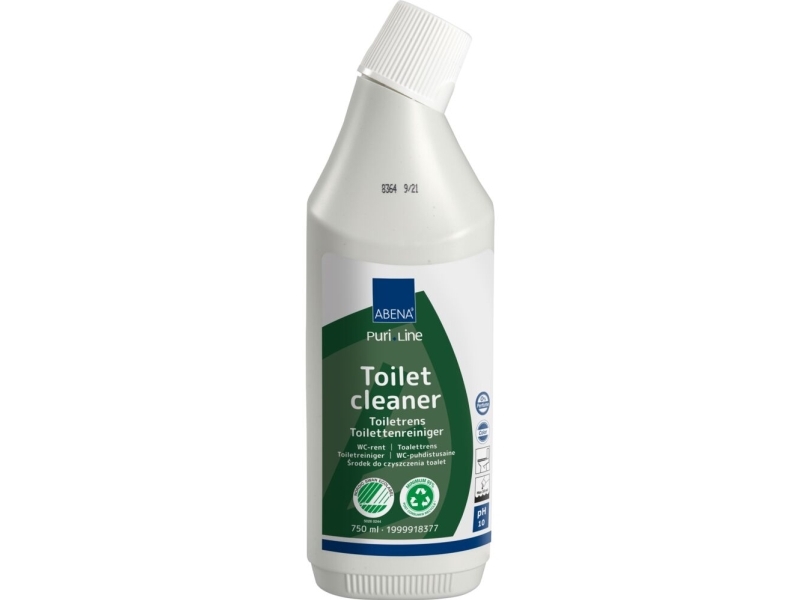 Toiletrens, Abena Puri-Line, 750 Ml, Alkalisk, Med Farve - (12 Stk.)