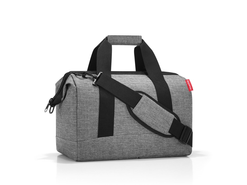 Reisenthel Allrounder M, Unisex, Arzttasche, Reißverschluss, Grau, Einfarbig, Schwarz, Grau