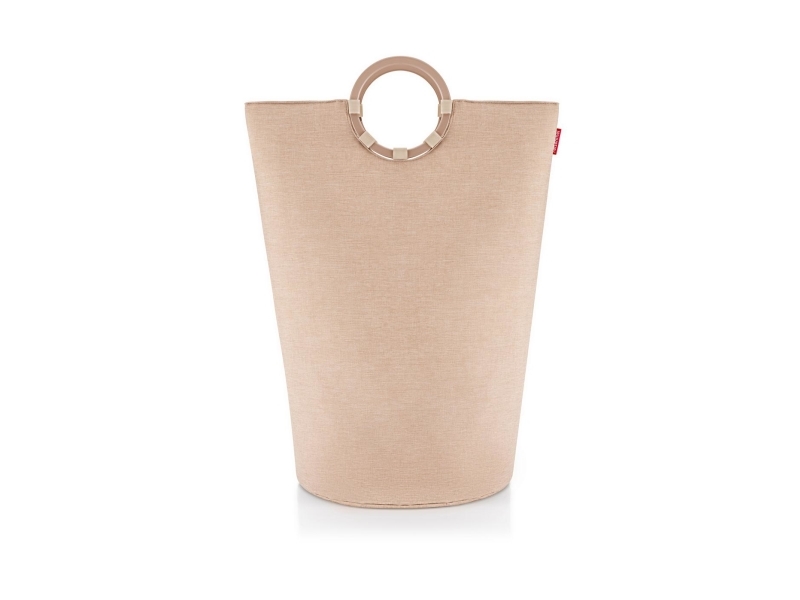 Reisenthel loophome L, Aluminium, Polyester, Kurv, Twist coffee, Monokromatisk, Innendørs, Rund