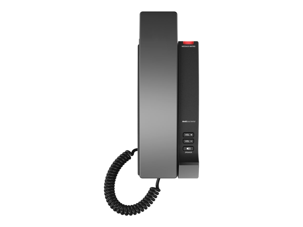 Snom HD100, IP-telefon, Svart, Ansluten telefonlur, Bord/vägg, Antibakteriell, Gigabit Ethernet | Tele & GPS - Fast & IP telefoner - IP telefoner | GameStuff