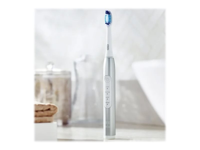 Oral-B Pulsonic Slim Luxe 4100, Erwachsener, Ultraschall-Zahnbürste, Tägliche Pflege, Sensibel, Für Weiße Zähne, 62000 Bewegungen Pro Minute, Roségol