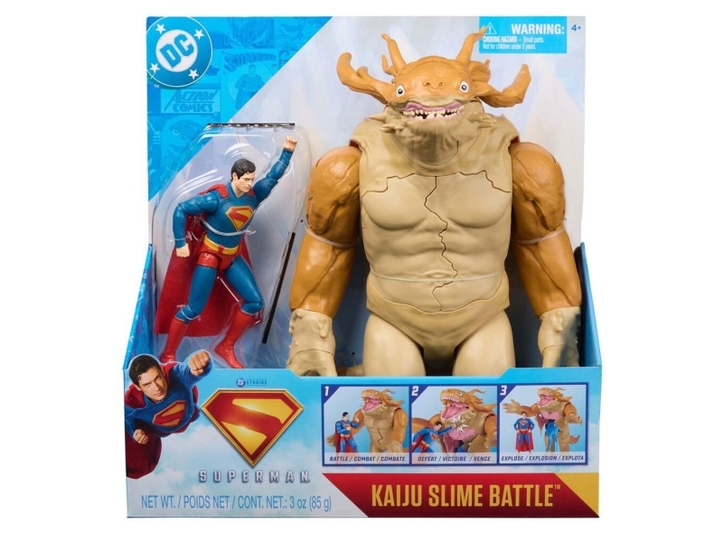 Superman Legetøjsfigurer - Kaiju & Superman - Slime Battle