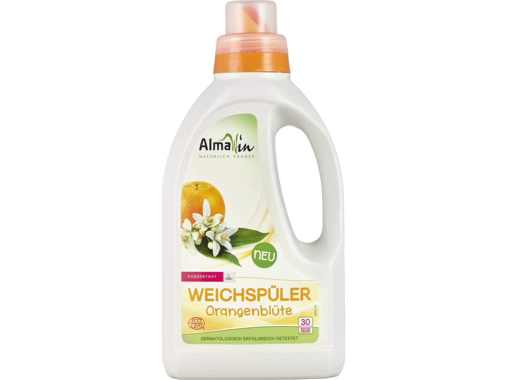 Almawin Fabric Softener Softening Liquid For Fabric Softener Orange Flower Universal Concentrate