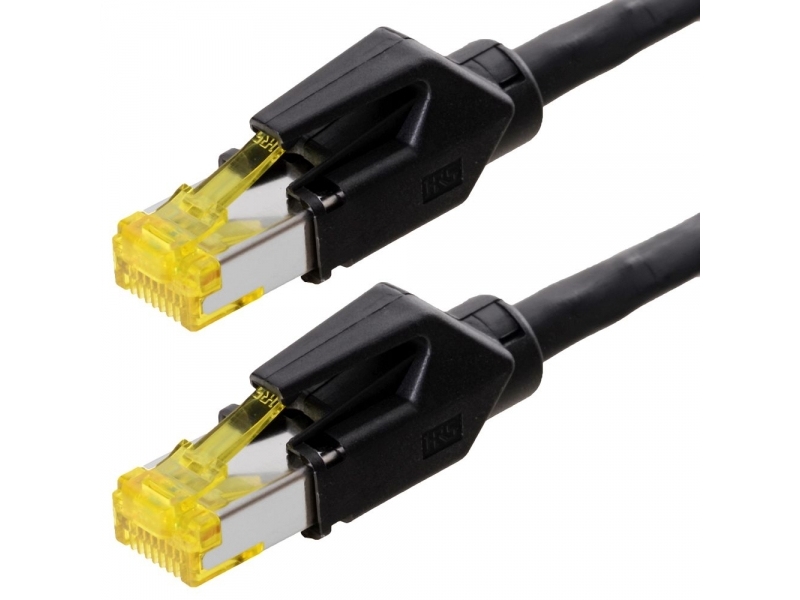 Tecline S/Ftp Cat6a, 0,5M, 0,5 M, Cat6a, S/Ftp (S-Stp), Rj-45, Rj-45