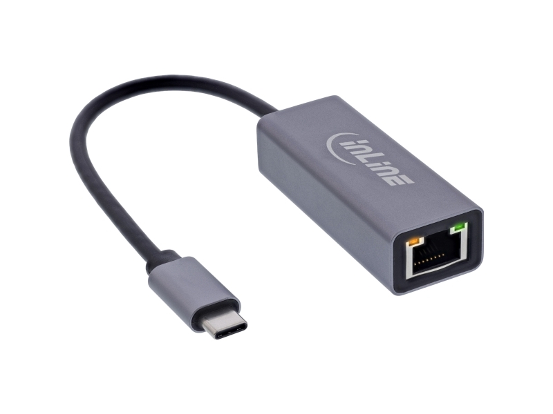 Inline Usb 3.2 Netværksadapterkabel Usb-C Til Rj45 Gigabit-Netværk - Kabel - Digital/Data (33380Q)