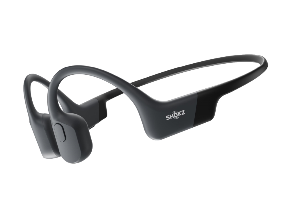 Shokz Openrun - Hovedtelefoner Med Mik. - Åbent Øre - Bag Nakken-Montering - Bluetooth - Trådløs - Sort