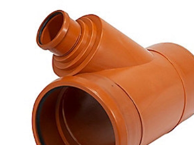 PP-grenrør 45 gr. 400x160mm - EN1852. Pipelife