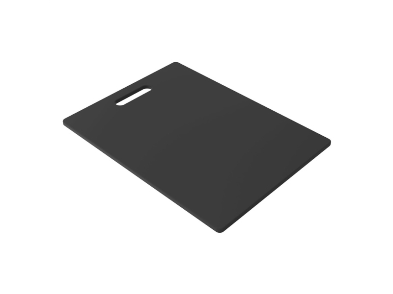 Rotho Cutting Board, Black, 36.5 Cm X 27.5 Cm