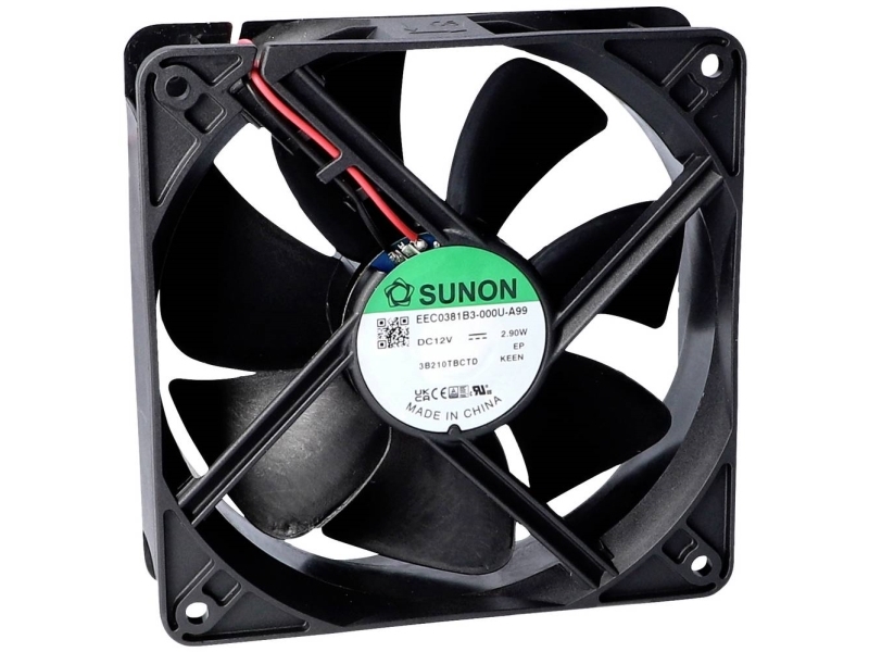 Sunon Aksial ventilator 24 V/DC 62.85 m³/h