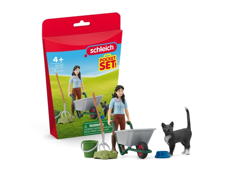 Schleich Horse Club 42747, Farm, Horses, Pocket Sets, 5 År, Flerfarvet