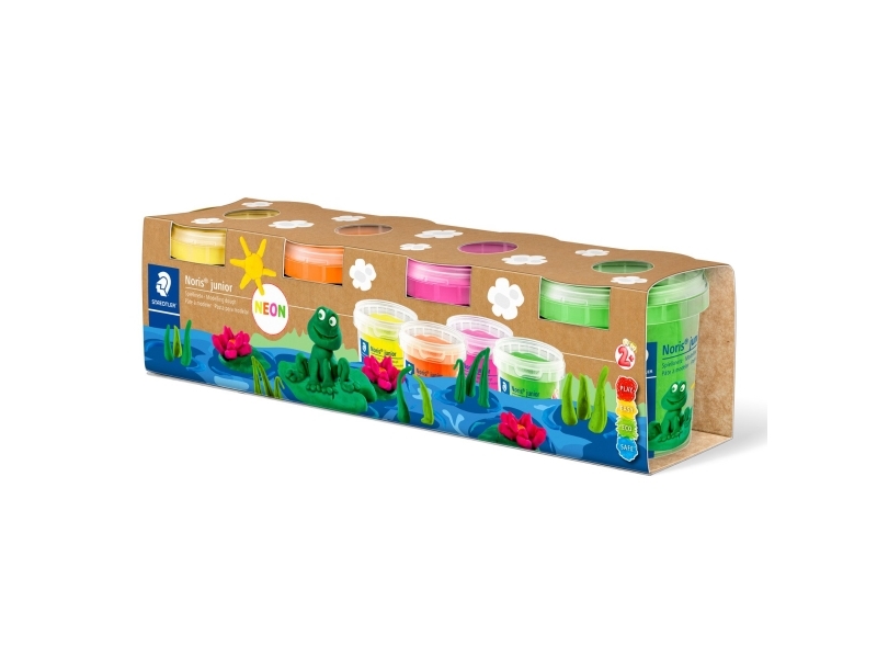 Staedtler Spielknete Noris Junior Neonfarben