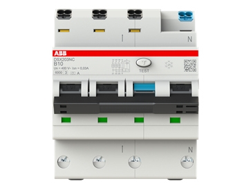 Abb Dsx203nc, Residual-Current Device With Overcurrent Protection (Rcbo), Type A, 6000 A, Ip2x