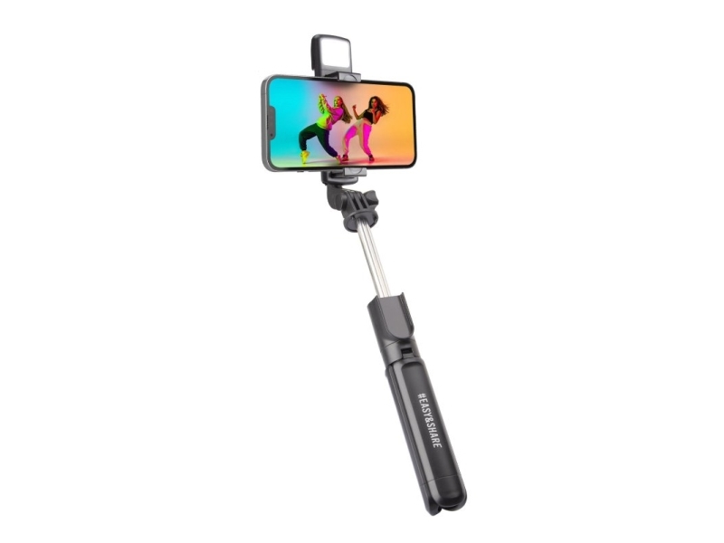 Selfie-Stang Sbs Mobile Sbs Trådløst Stativ Med Led, Sort