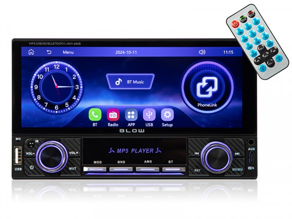 Blow Autoradio 78-355# Blow Radio Avh-686B Rds Mp3/Usb/Micro Sd/Bluetooth