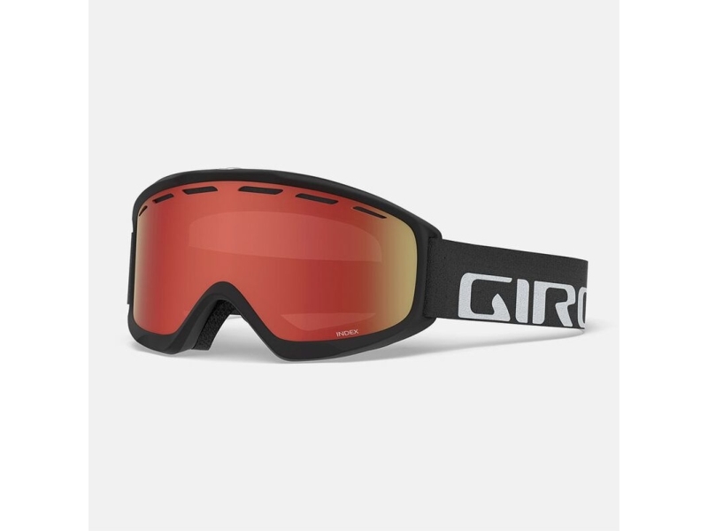 Giro INDEX ASIAN FIT, Enkellins, Svart, Unisex, Cylindrisk (flat) glas, Svart, Orange | Radiostyrd - Elektronik - FPV tillbehör | GameStuff