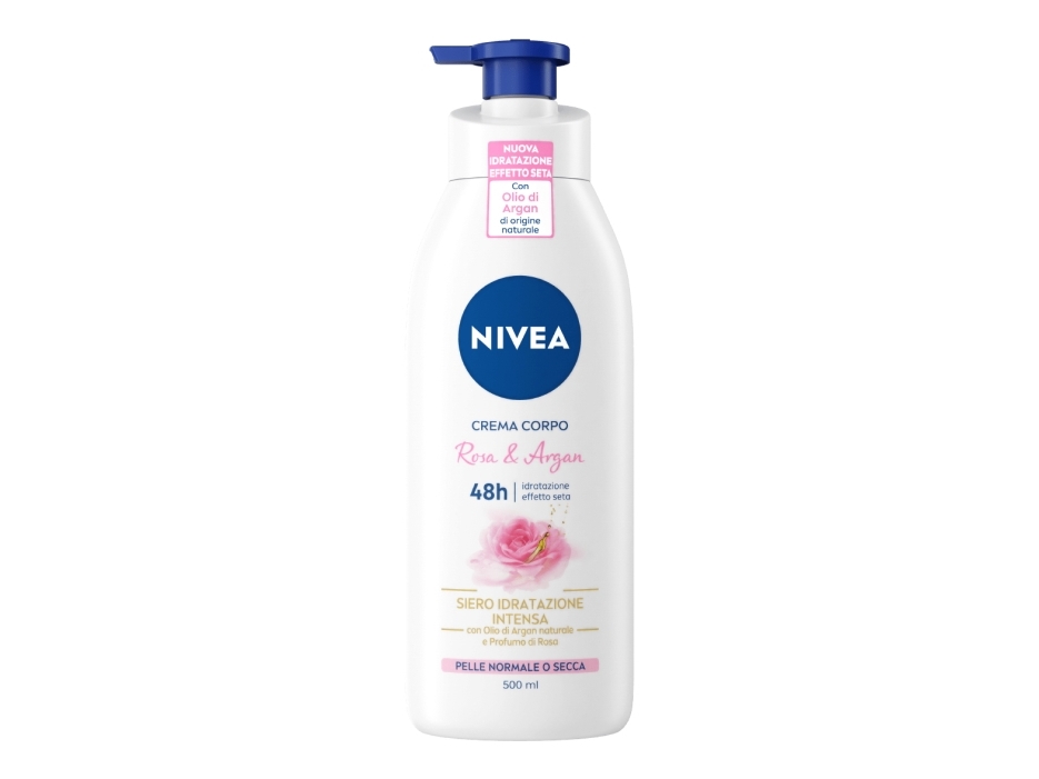 Nivea Rose & Argan Hydration Body Milk 500 Ml