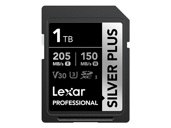 Lexar Professional Sdxc Silverp Uhs-I, 1 Tb, Sdxc, Uhs-I, 205 Mb/S, 150 Mb/S, Sort