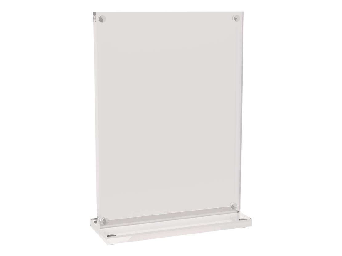 MAUL 1948005, Skylthållare, A6, Akryl, Vit, Vågrät, 47 mm | Möbler - Bord - Tillbehör | GameStuff