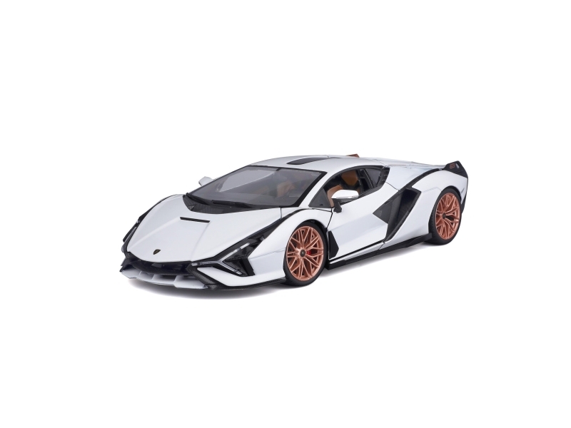 Bbu 1:18 Plus Lamborghini Sian Weiß/Schwarz 11046Bk