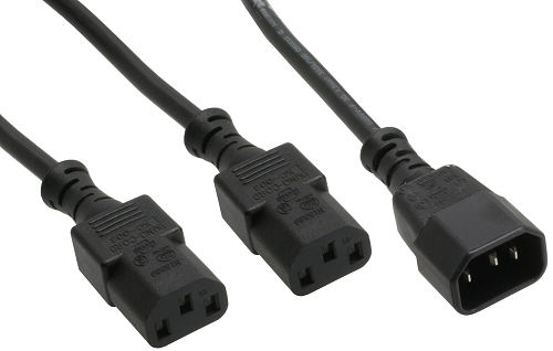 Inline 4043718012893, 1,8 M, C14-Koppler, 2 X C13-Koppler