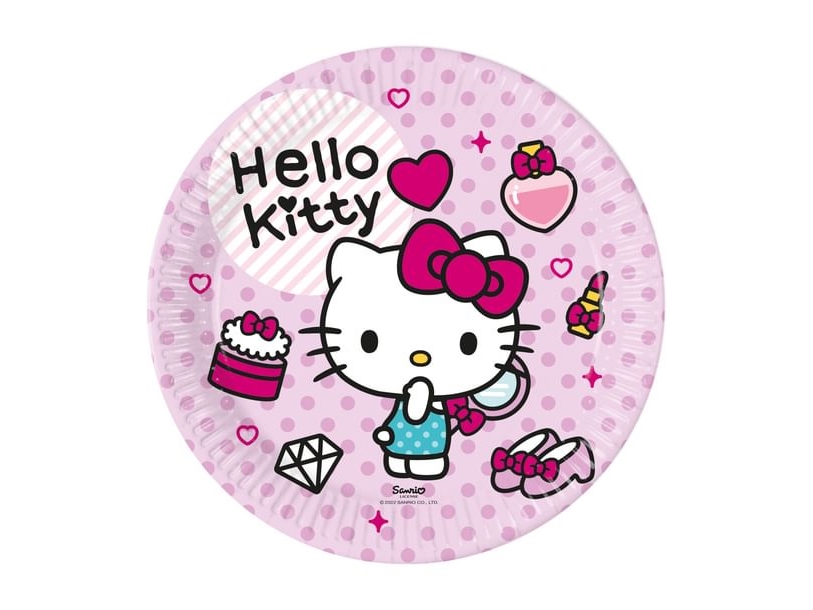 Hello Kitty Paptallerkner
