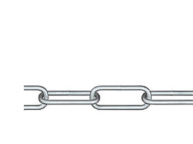 Roliba kedja lång länk 5,0 mm - Kedja, lång länk stål, älg. 5,0mm x 5 mtr. | Verktyg & Verkstad - Infästning - Ståltråd & låsa | GameStuff