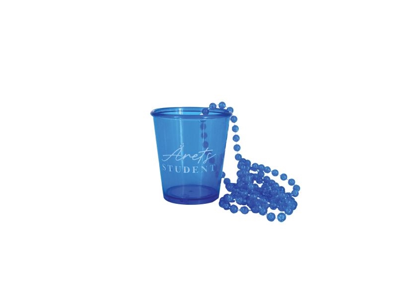 Blaues Schnapsglas An Kette, Student Des Jahres