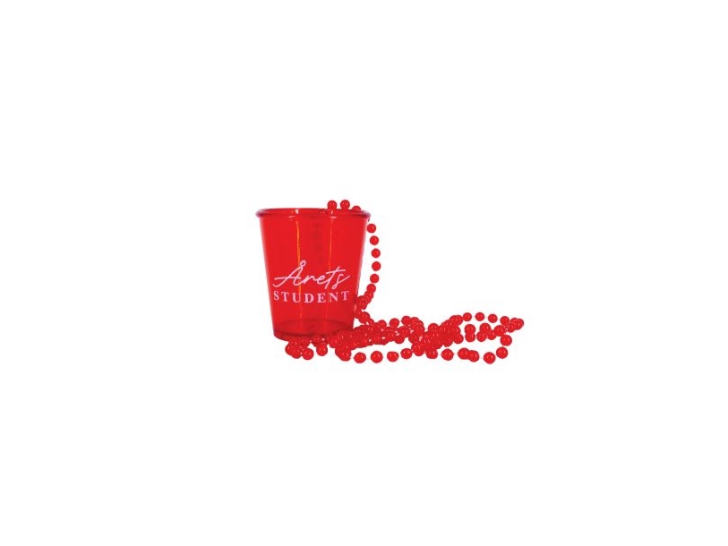 Rotes Schnapsglas An Kette, Student Des Jahres