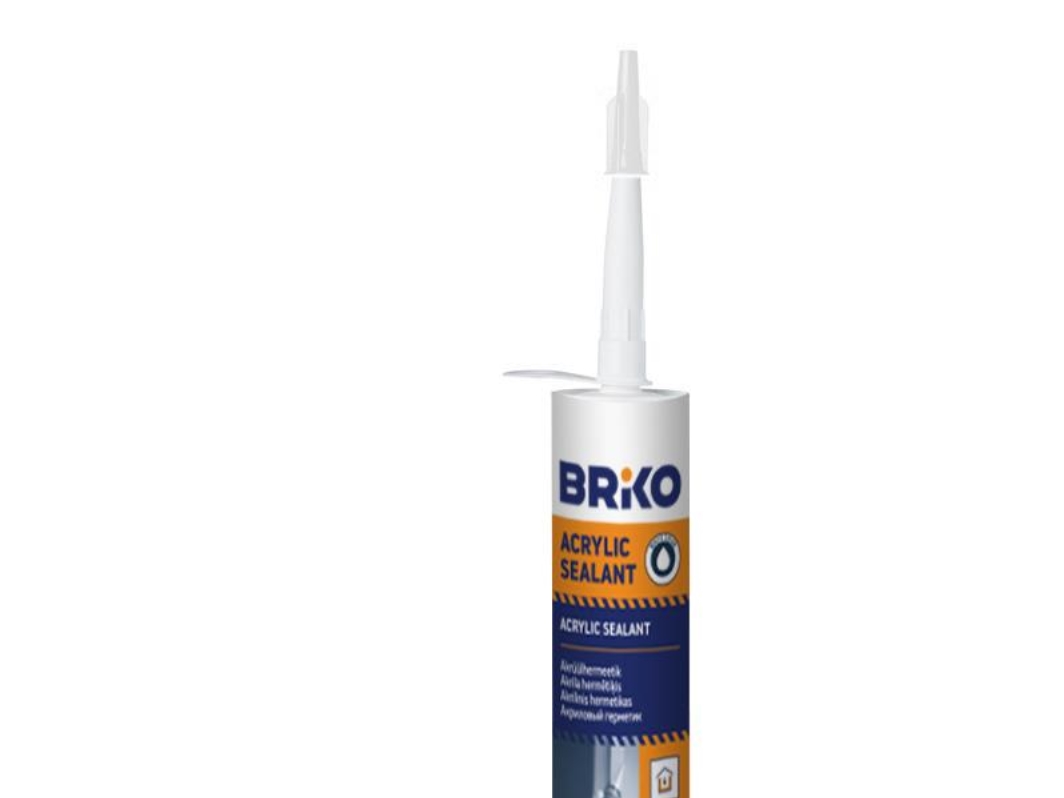 Acrylic sealant Briko Acry-Seal, 0.3 l, white