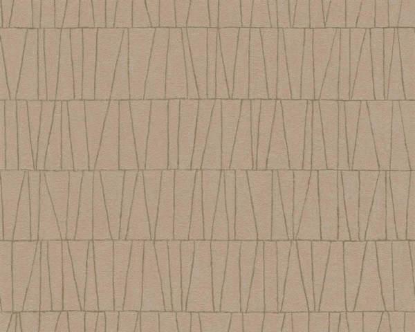 WALLPAPER 395065 BROWN GEO MOSAIC (12)