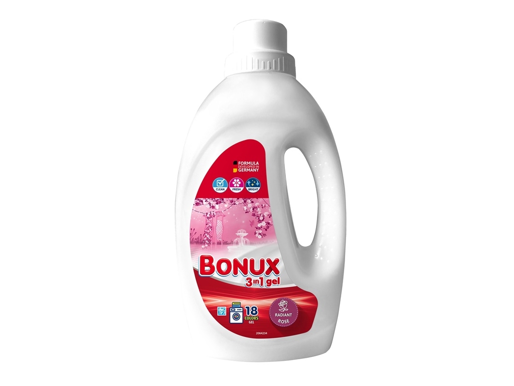 Liquid Detergent Bonux Radiant Rose, 0.9 L