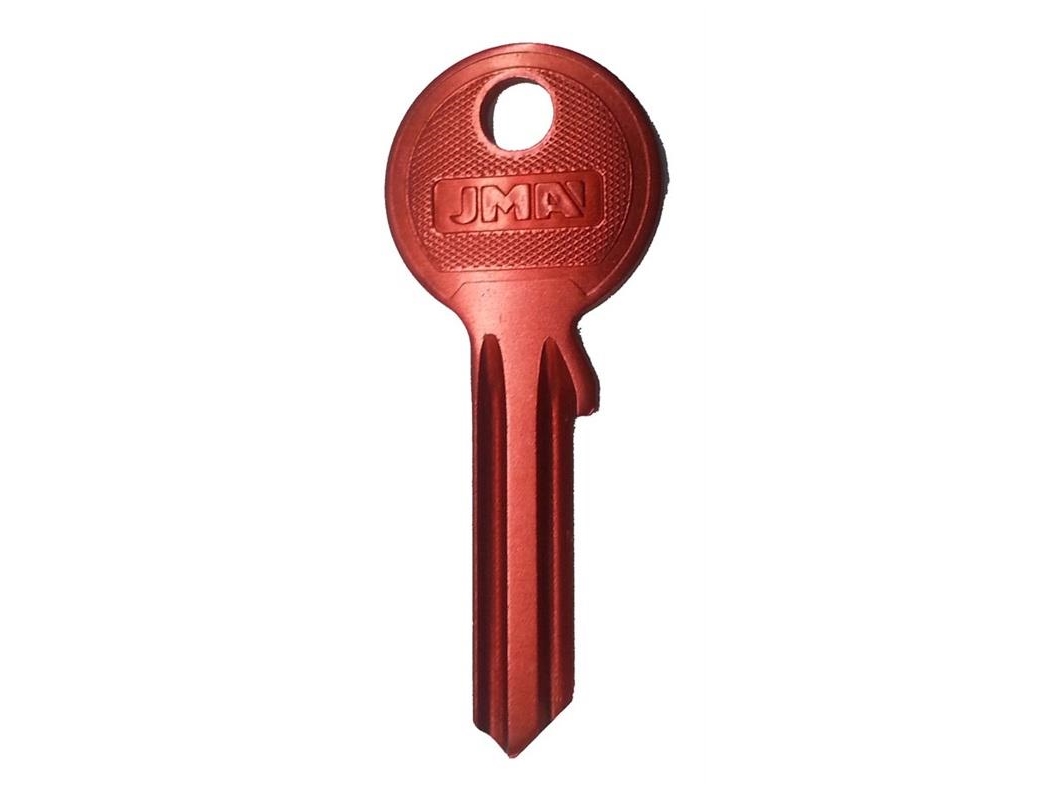 Jma Blank nyckel alu U-15D Universal röd | Huset - Säkerhet & Larm - Lås | GameStuff