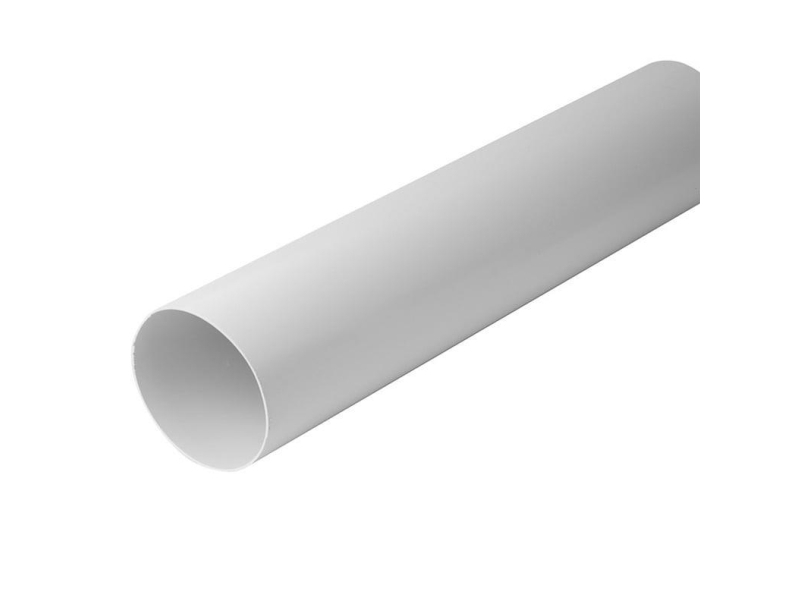 Europlast Ventilation Duct 100Mm 1M White Plast