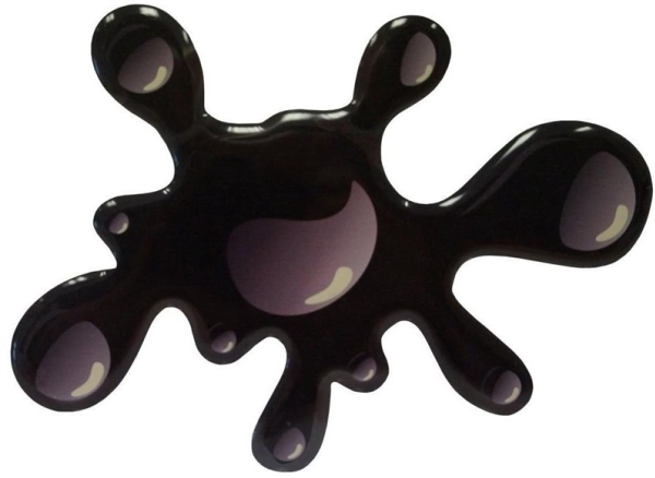 Undefined_V Aufkleber Dot 3D Lip081