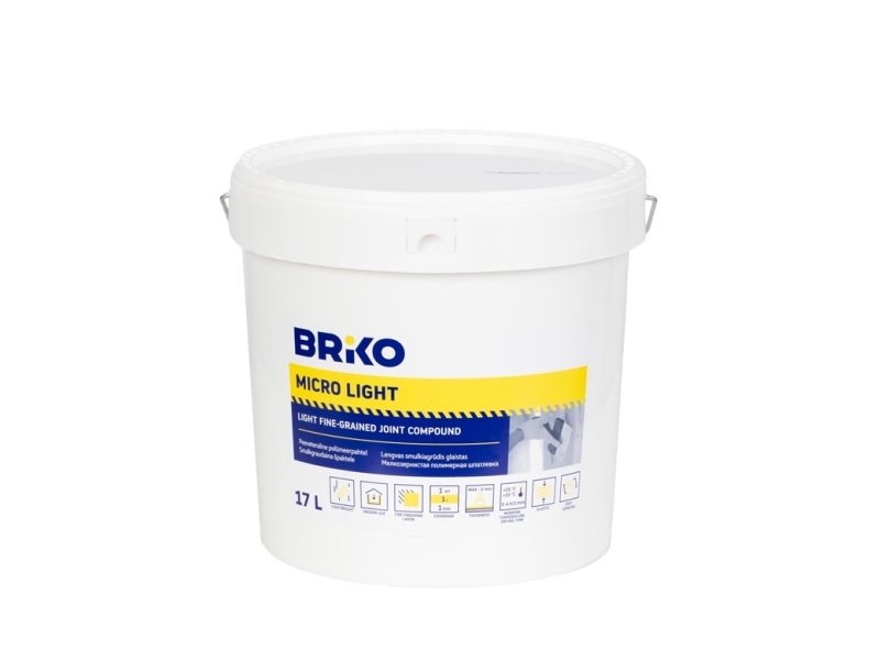 Putty Briko Micro Light, White, 17 L