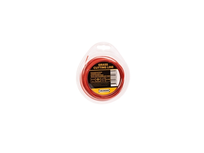 Grunder trimmerline 1,6 mm 15 m square ultra