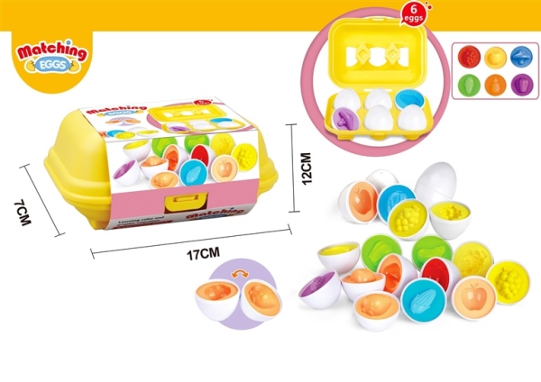 Food & Agriculture Organization Of The United 6Pcs Vegetable And Fruit Pairing Eggs