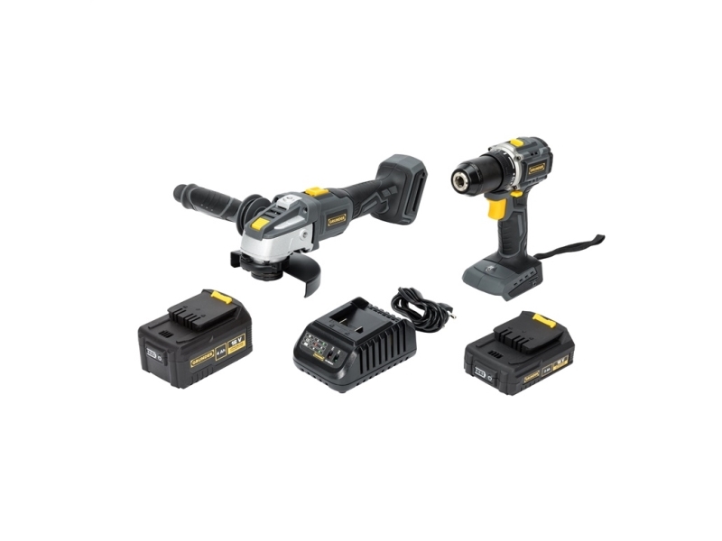 Værktøjssæt TOOL SET CD-B0A18 AG-B0118E 18V BL 2+4AH